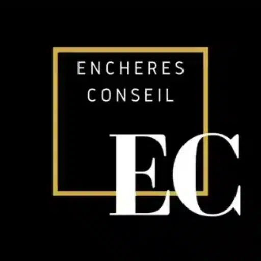 Logo de Enchères Conseil, maison de ventes aux enchères spécialisée dans l'estimation et la vente d'objets d'art et de collection.